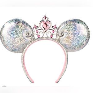 Minnie Mouse puffy Ears Headband with tiara